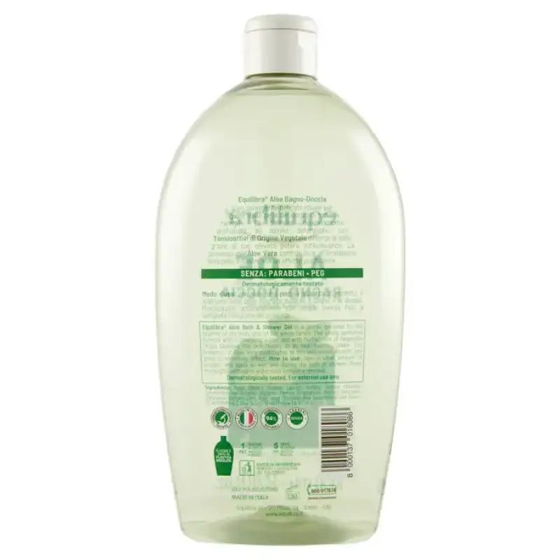 Equilibra Dus Spuma de Baie Aloe 1000 ml Bax 6 buc.